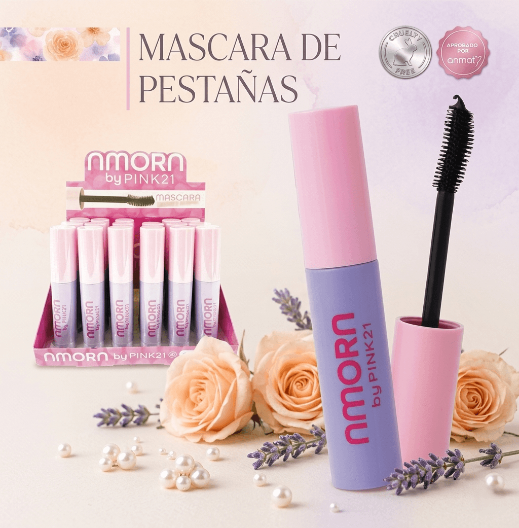 máscara de pestañas pink 21